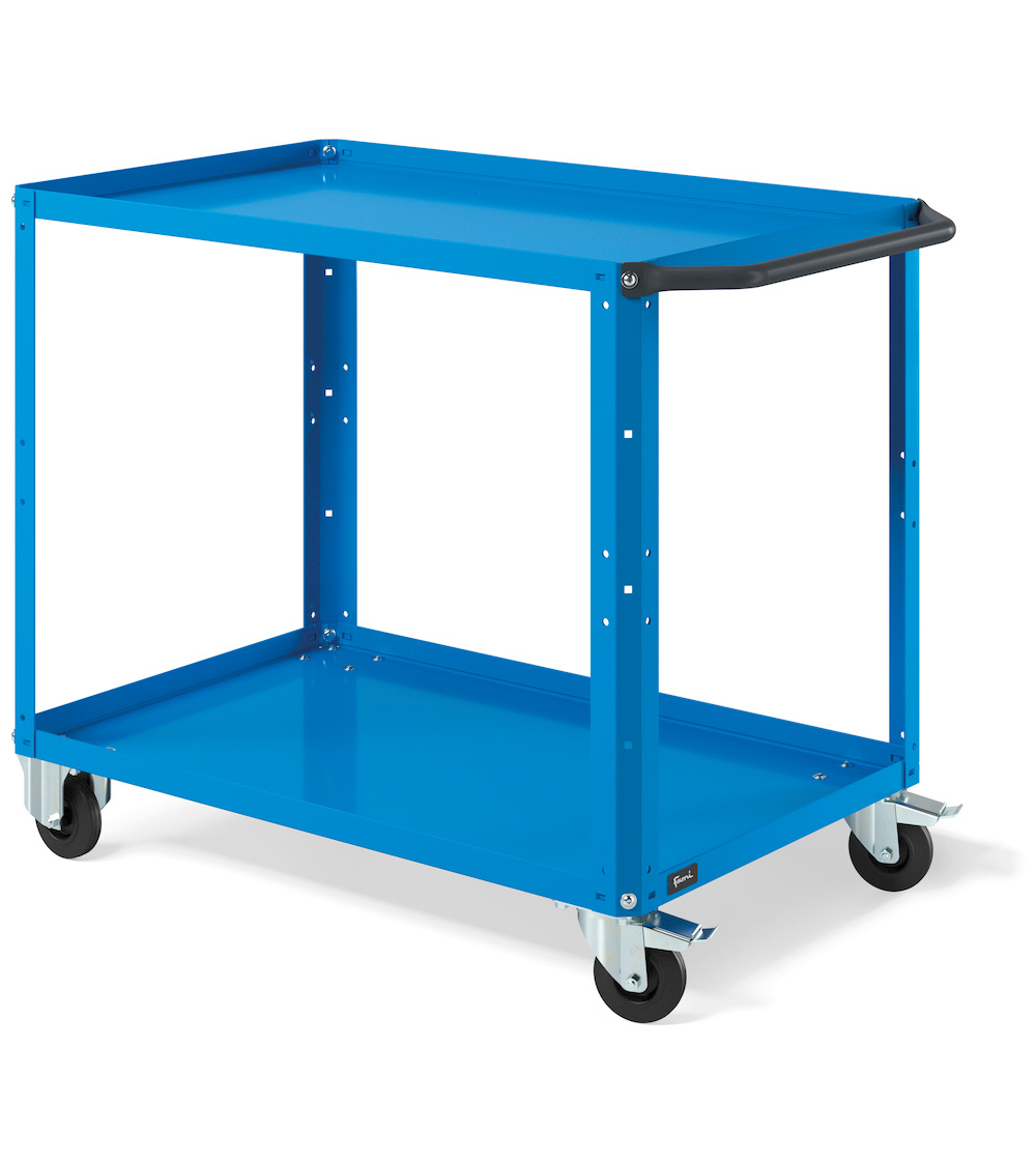  - Transportwagen 1028x615x819mmH CLEVER1003/CLEVER1004 - wielen Ø 100mm standaard rubber