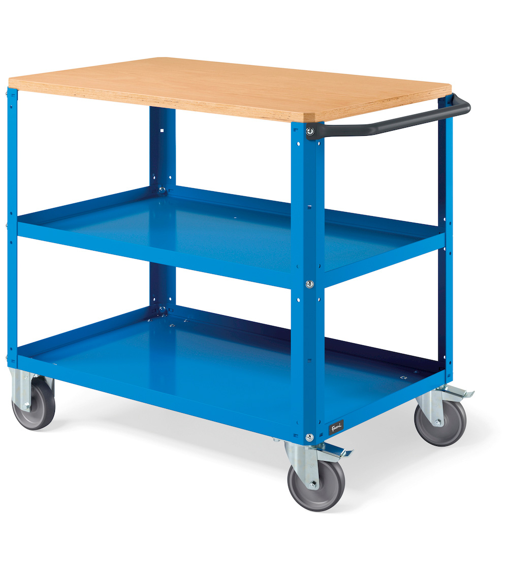  - Transportwagen 1028x615x868mmH CLEVER1009/CLEVER1010 - wielen Ø 125mm