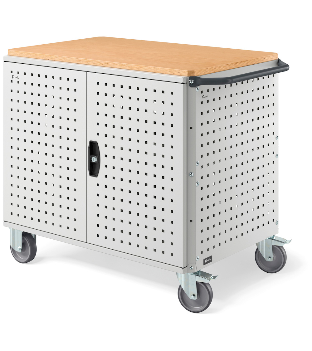 Transportwagen 1030x655x868mmH CLEVER1017/CLEVER1018 - wielen Ø 125mm 1
