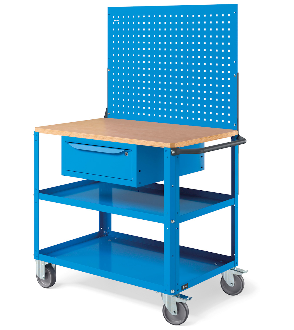  - Transportwagen 1028x654x868/1538mmH CLEVER1025/CLEVER1026 - wielen Ø 125mm