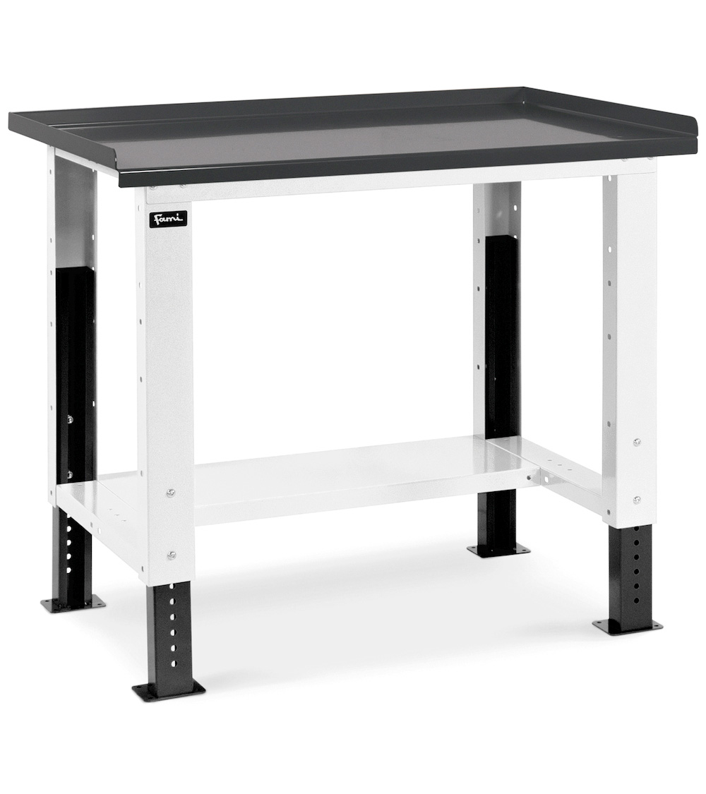  - Stalen werkbank hoogteverstelbaar 1031x704x737/1112mmH - FBG01S1000R00
