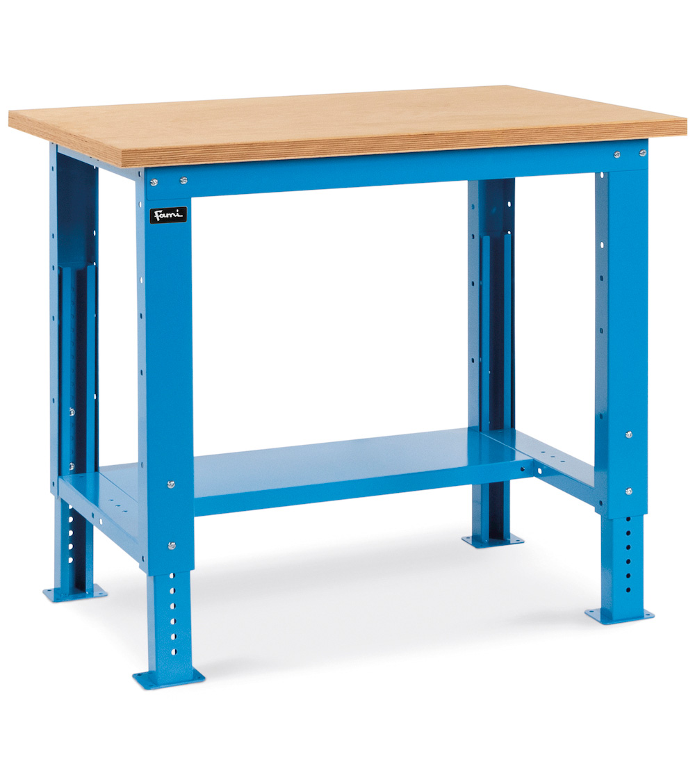 Stalen werkbank hoogteverstelbaar 1024x750x737/1107 FBG02S1000R00 1