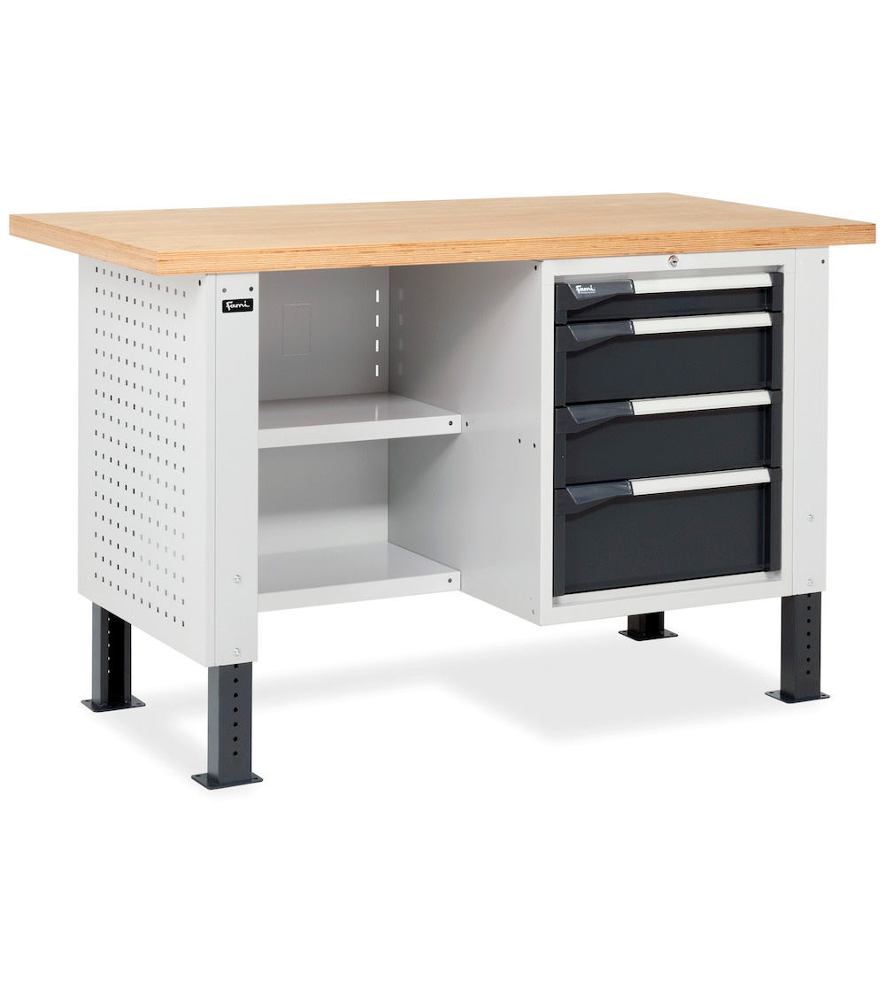  - Modulaire werkbank 1500x750x840/1115mmH MASTERBR1501