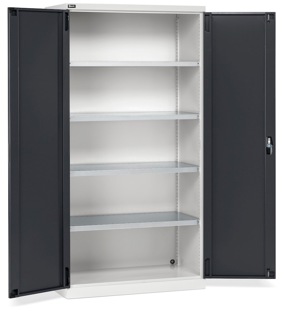  - Vleugeldeurkast  1023x555x2000mmH (54x27Eh) PERFOM14001 met 4 legborden