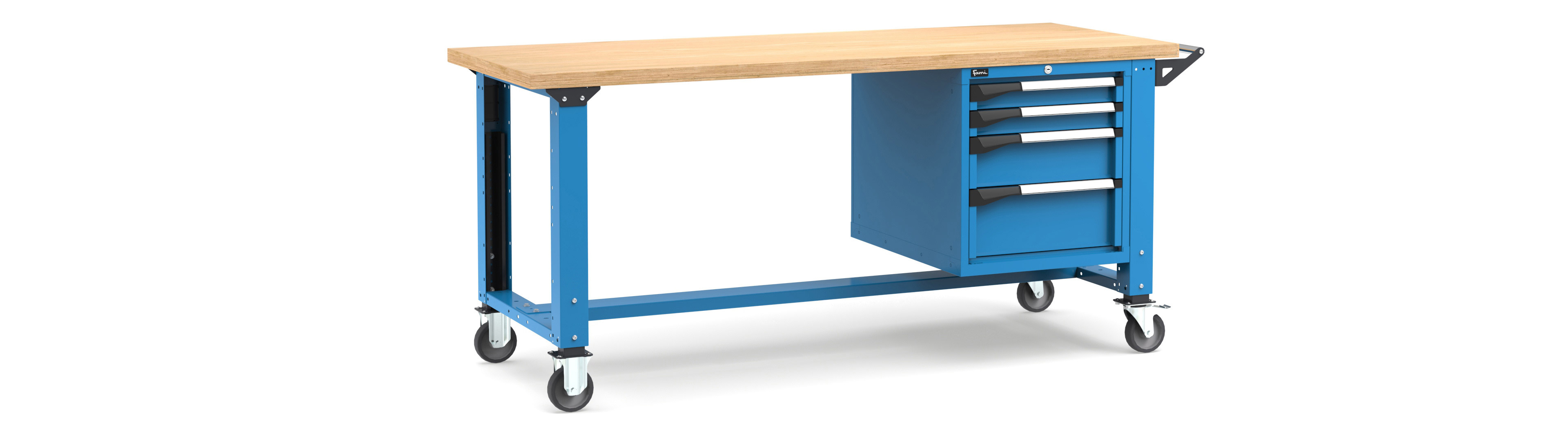 Mobiele werkbank hoogteverstelbaar afm. 2000x750x921/1271mmH MASTERMR2021/22 1
