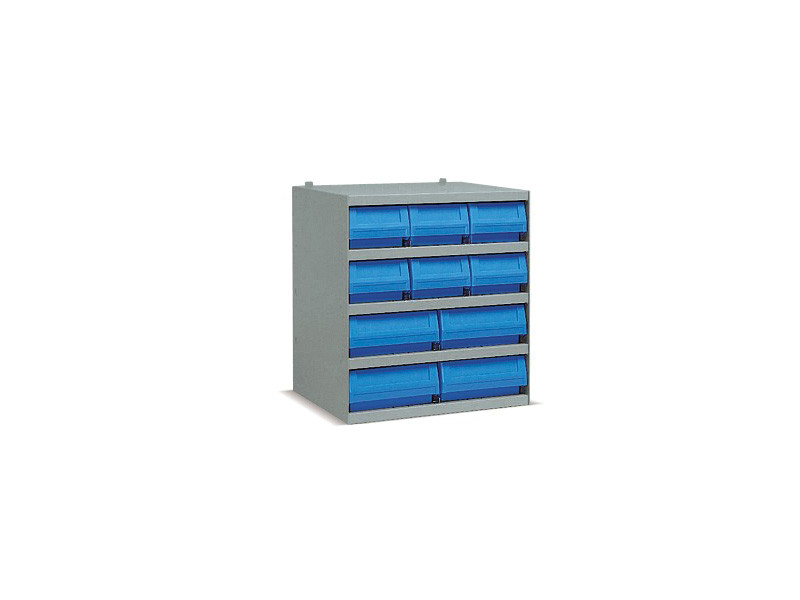 System Kast Kast met 10 magazijnbakken